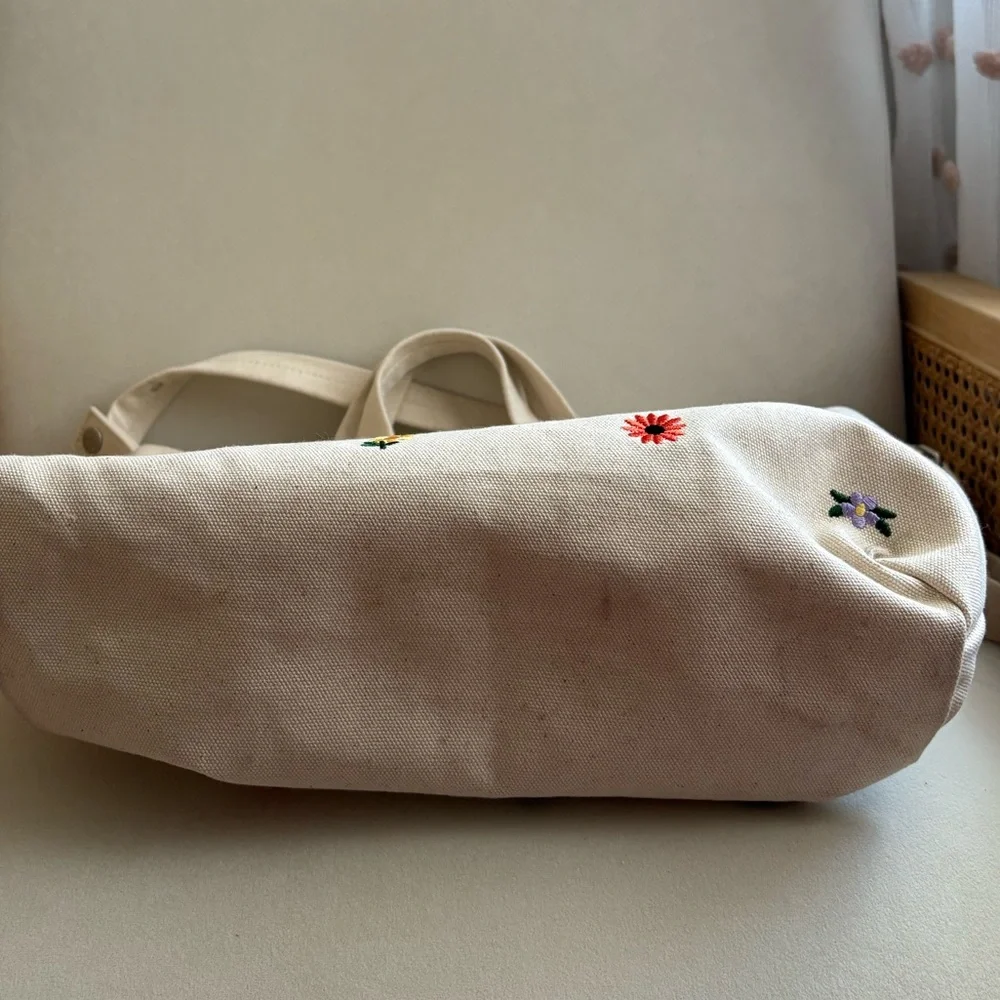 Baggu Ditsy Floral Zip Horizontal Duck Bag - Picture 7 of 9